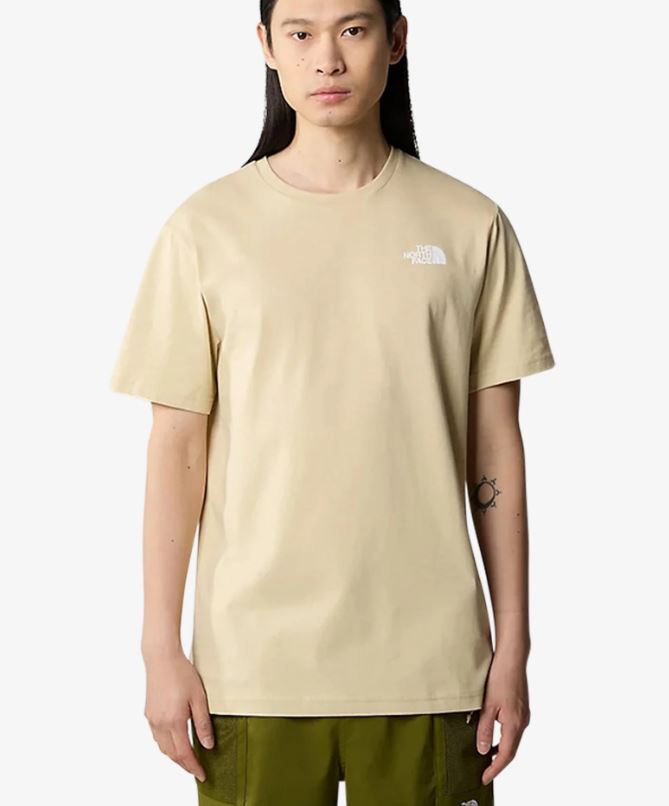 THE NORTH FACE M S/S REDBOX TEE GRAVEL NF0A87NP3X41
