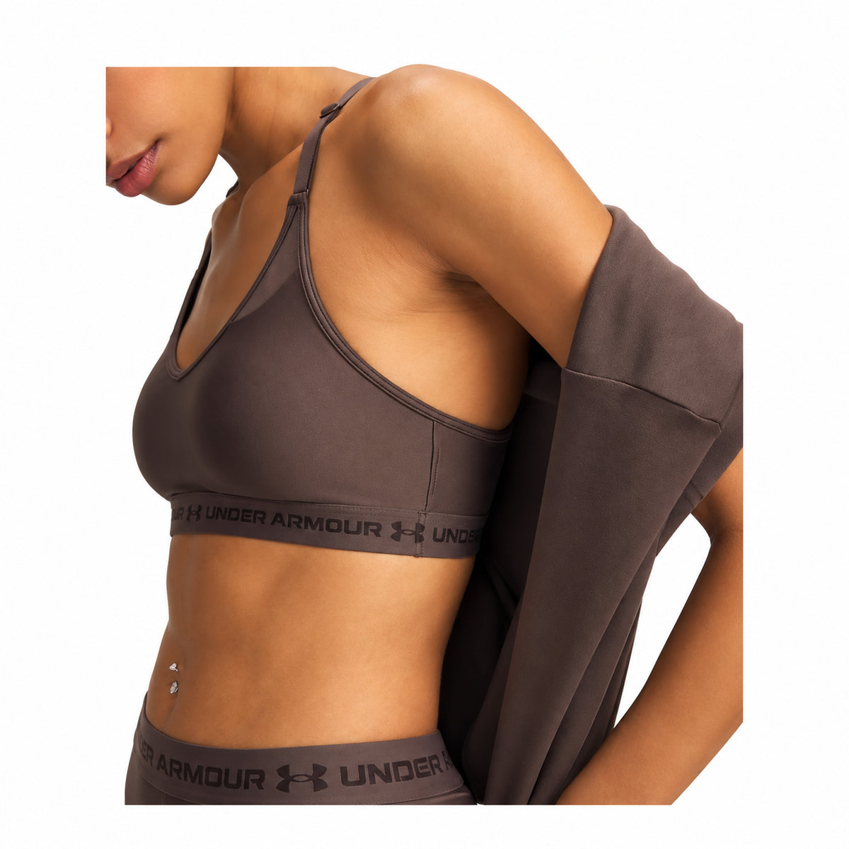 Under Armour Reggiseno Crossback 1386424-200 – Peppercorn