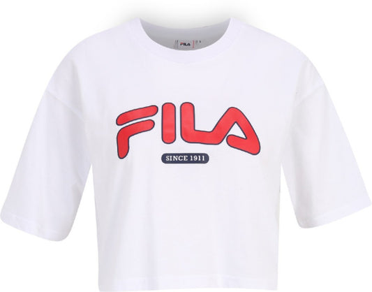 FILA LUCENA CROPPED GRAPHIC TEE BRIGHT WHITE FAW0757-10001