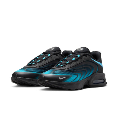 Nike Air Max Fire IR0819-014 – Nero Black Gamma Blue Metallic Silver, Sneakers Running Uomo in Mesh Traspirante con Ammortizzazione Air, Scarpe Sportive
