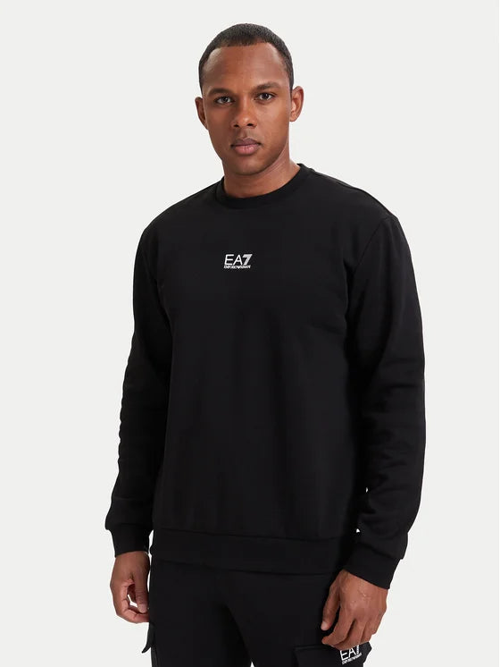 EA7 Emporio Armani Felpa Girocollo 8NPM34-1200 | Uomo | Nero