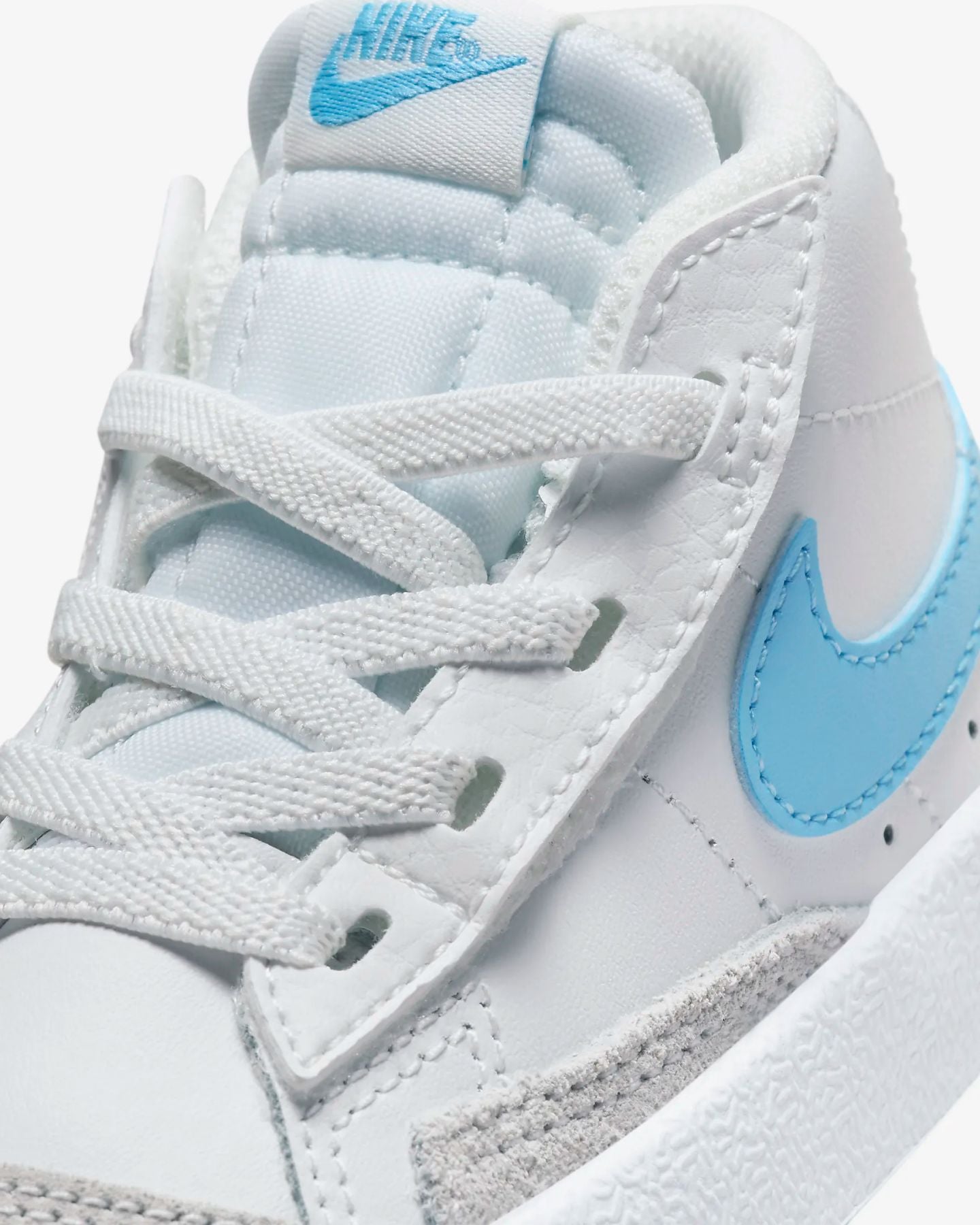 NIKE BLAZER MID '77 SUMMIT WHITE/AQUARIUS BLUE-PHOTON DUST DA4088-114