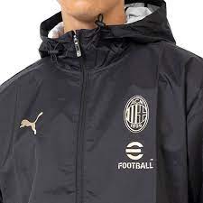 PUMA ACM  TRAINING ALL WEATHER JACKET PUMA BLACK-FOR ALL TIME RED 777522-04