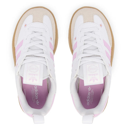 Adidas Samba Quickon K KK0457 – Bianco, sneakers bambine e ragazze in ecopelle, scarpe ragazza per il tempo libero da abbinare a jeans e outfit casual