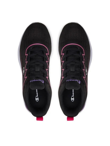 CHAMPION NIMBLE G GS LOW CUT SHOE NBK/FUCSIA/PURPLE S32767-KK003