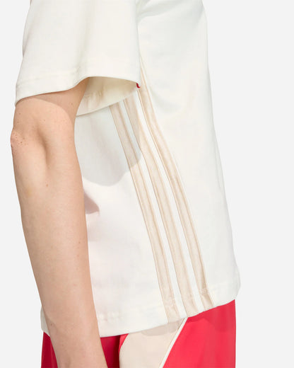 ADIDAS W STADIUM TEE OWHITE/PURRUB/CRLI KB4282