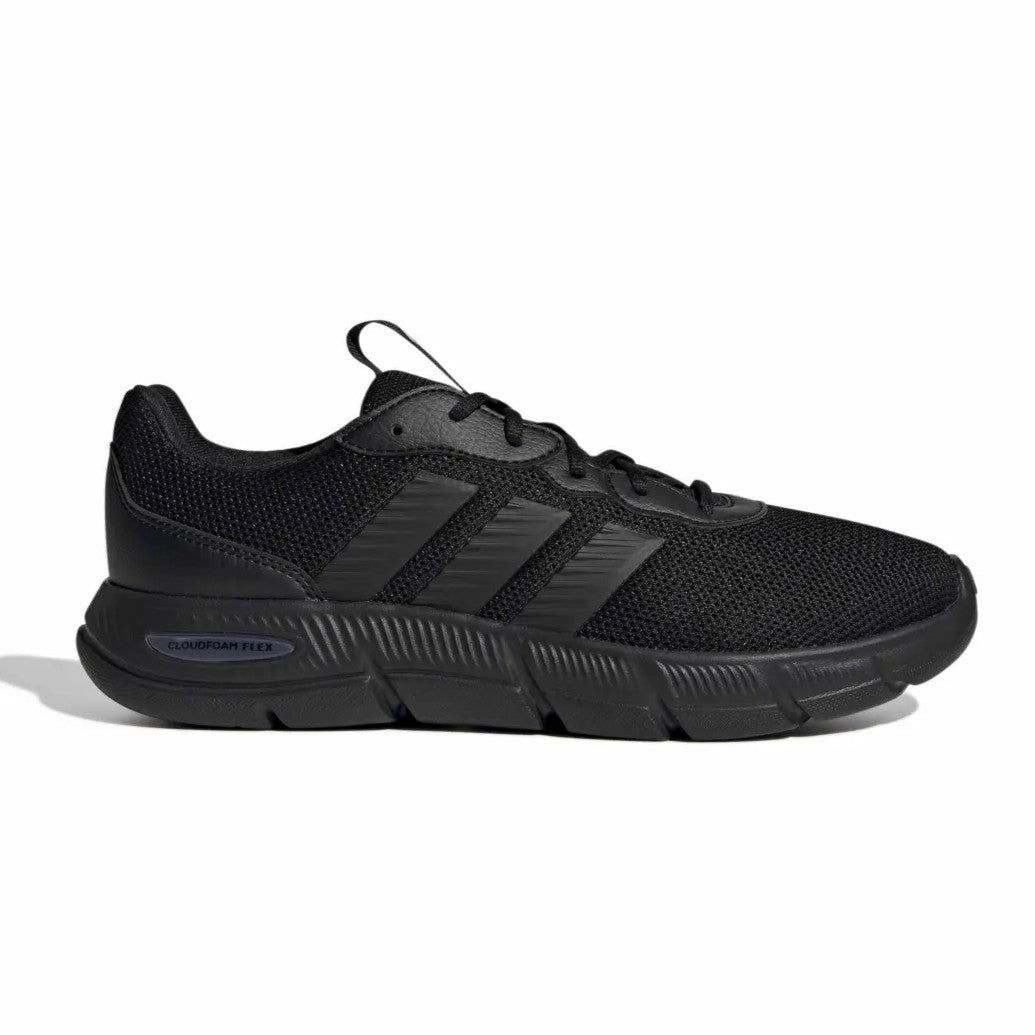 Adidas Cloudfoam Flex Laces HQ4855 – Nero/Grigio, scarpe uomo in mesh, modello corsa con lacci per completare il tuo abbigliamento e lo stile sportivo