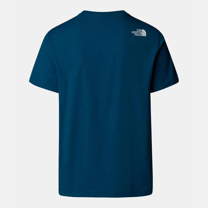 THE NORTH FACE M SS MOUNTAIN LINE TEE MINERAL INK NF0A87NTBSI1