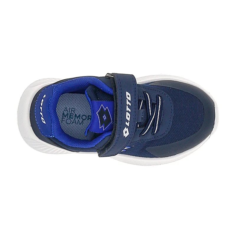 Lotto Run 95 AMF INF S Scarpe Running Bambino Primi Passi in Mesh Blu Dress Blue Silver Pacific Blue Taglie 24-26 224617-1IH