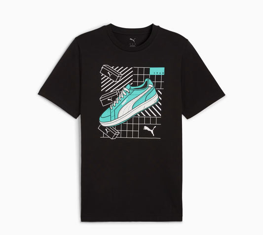 PUMA GRAPHICS SNEAKER TEE BLACK 684830-01