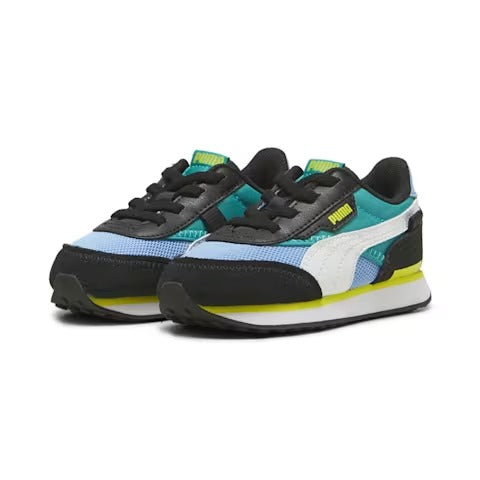 PUMA FUTURE RIDER SPLASH AC INF TEAM LIGHT BLUE-SPARKLING GREEN 381856-18