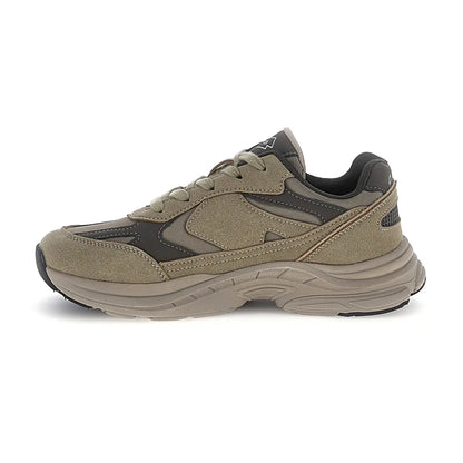 Lotto Boston AMF SUE JR Sneakers Ragazzo Ragazza in Nabuk Verde Dark Olive Grape Leaf Taglie 37-40 223819-EX7