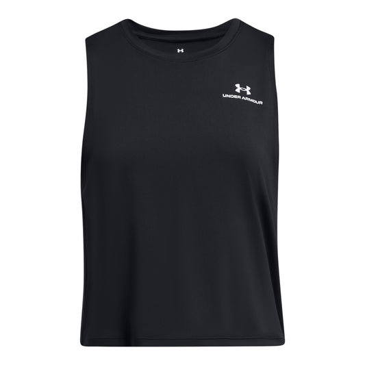 UNDER ARMOUR VANISH ENERGY CROP TANK BLACK 1383654-001