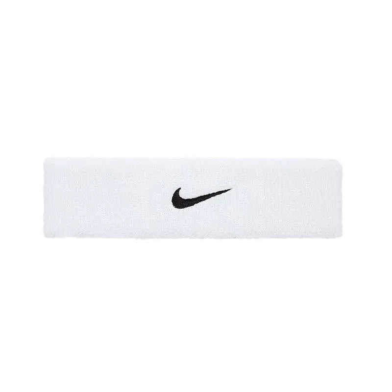 NIKE SWOOSH HEADBAND WH/BK N1012407101OS