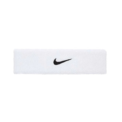 NIKE SWOOSH HEADBAND WH/BK N1012407101OS