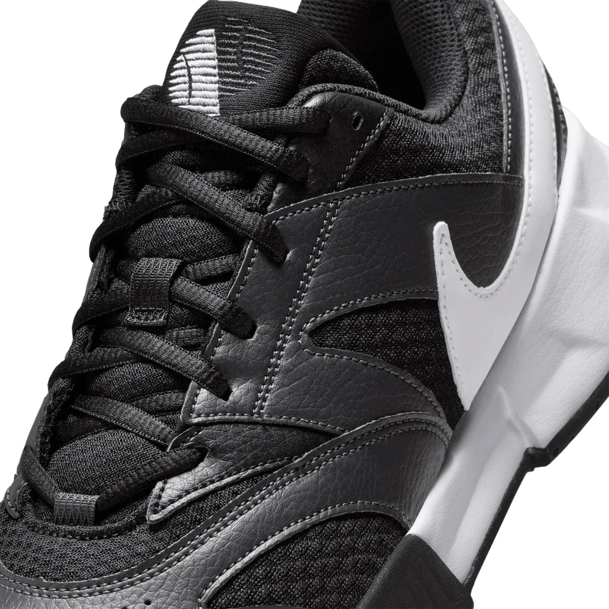 Nike Court Lite 4 HC – Scarpe da tennis unisex nero in ecopelle e mesh – FD6574-001