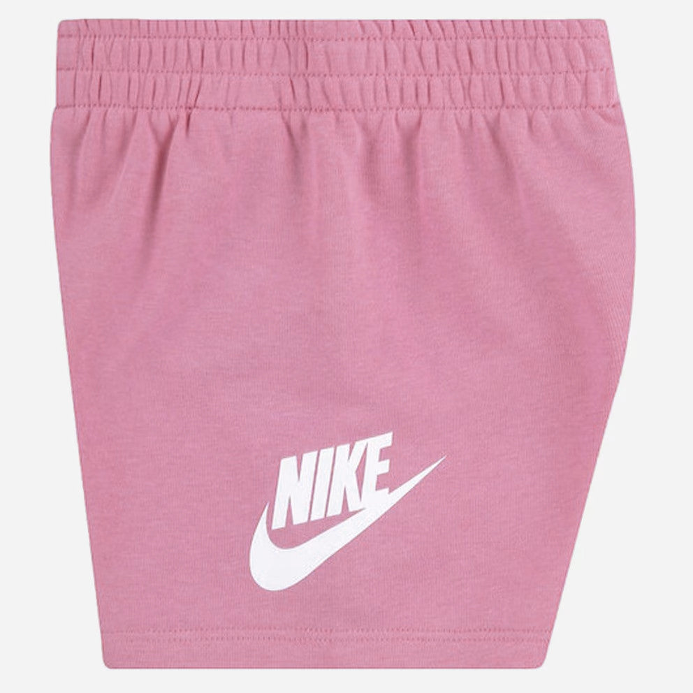 NIKE CLUB TEE & SHORT SET MAGIC FLAMINGO 36L596-ACG