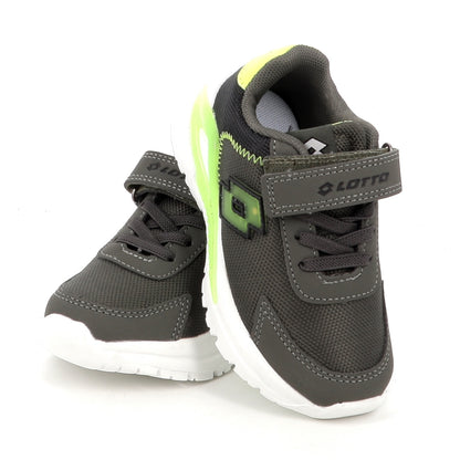 Lotto Run 50 AMF INF S – Scarpe running bimbo verde in mesh – 224121-EX8
