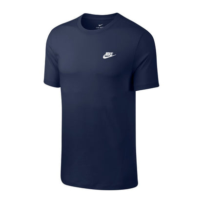 Nike Sportswear Club AR4997-410 | T-Shirt Uomo Blu Navy | Logo Futura