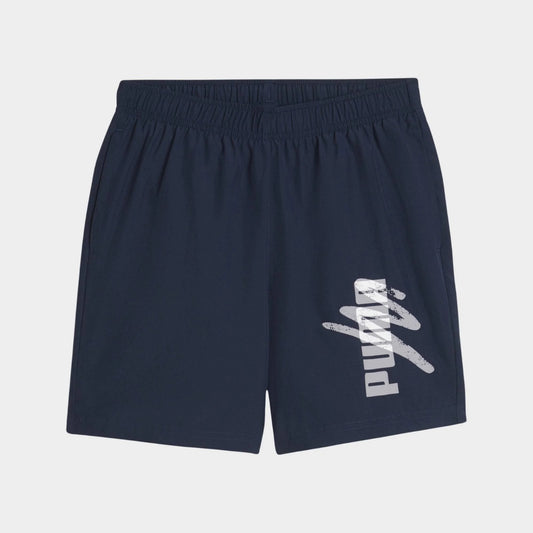 PUMA ESS+ LOGO LAB WOVEN SHORTS 5'' B CLUB NAVY 679233-14