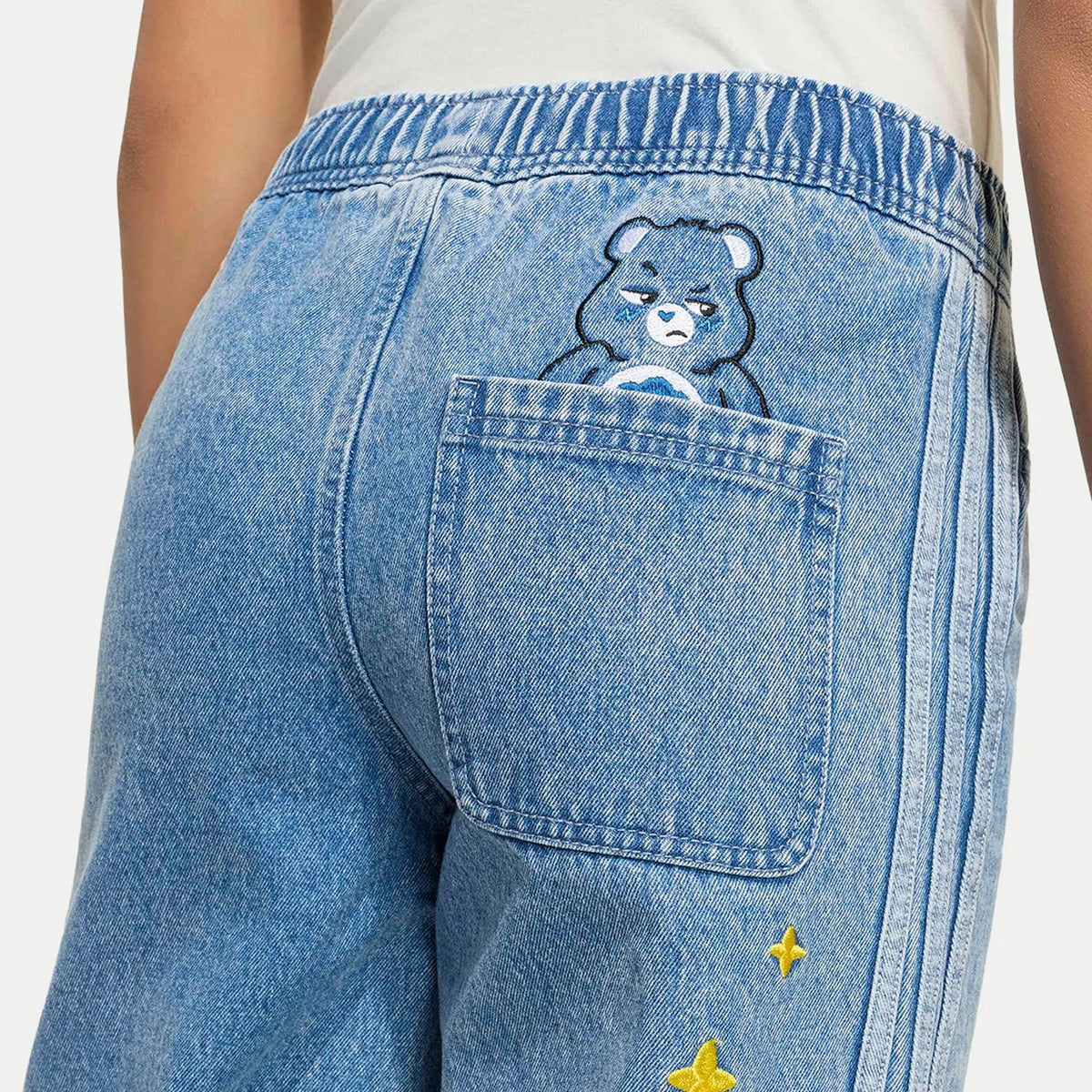 Adidas Lo Denim Pant Bambini Jeans Chiaro – foto 5