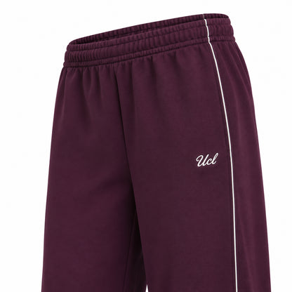 Under Armour Rival Shimmer Pant Da donna 6013561-526 – Viola, pantaloni wide leg in cotone con effetto shimmer per look sportivi e casual, ogni giorno