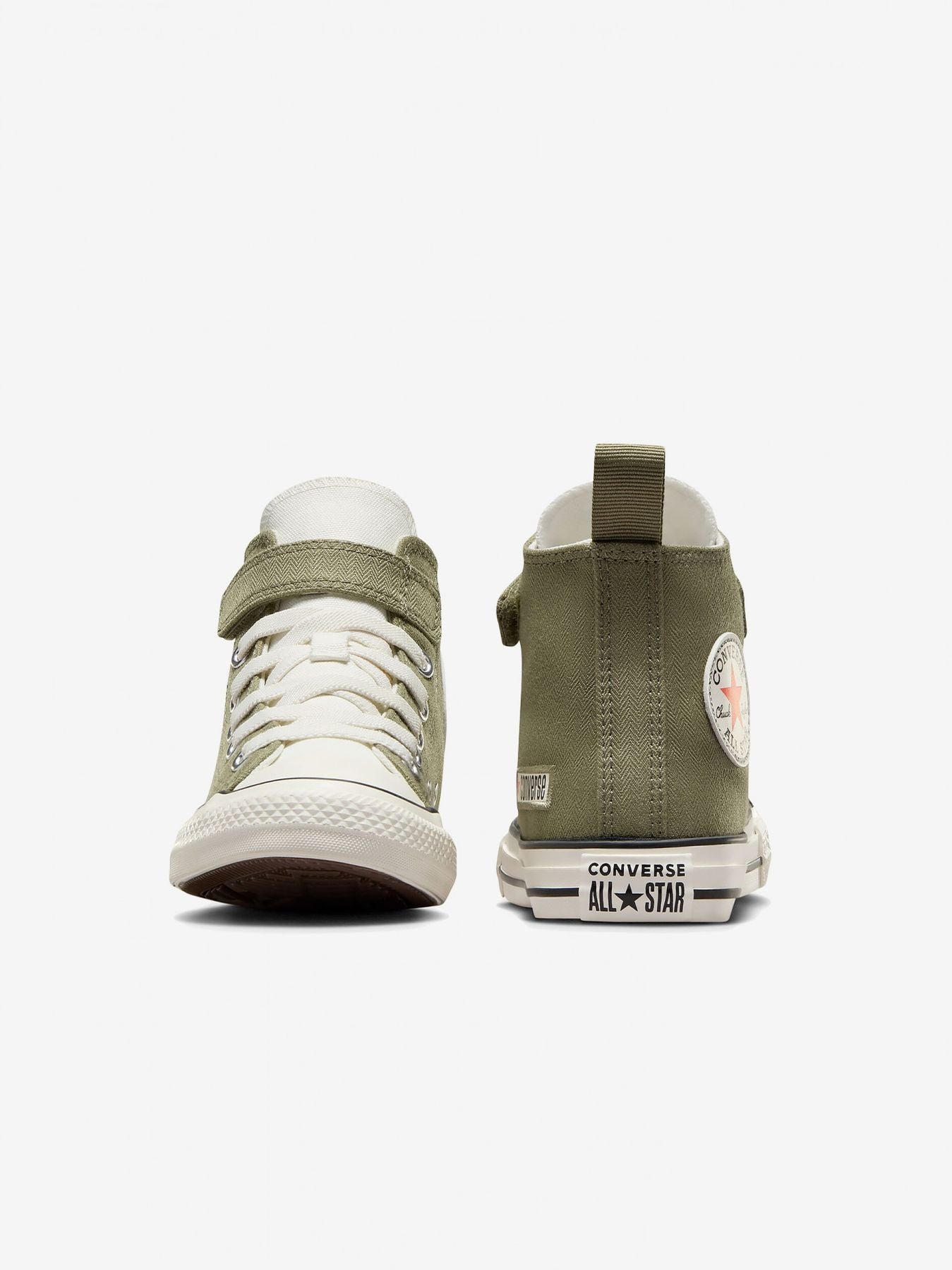 CONVERSE CTAS 1V HI MOSSY SLOTH/EGRET/ORANGE A06368C