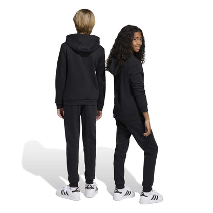 Adidas Entrada26 Sweat – Pantaloni tuta jogger bambino unisex nero in felpa (fleece) – JZ9136