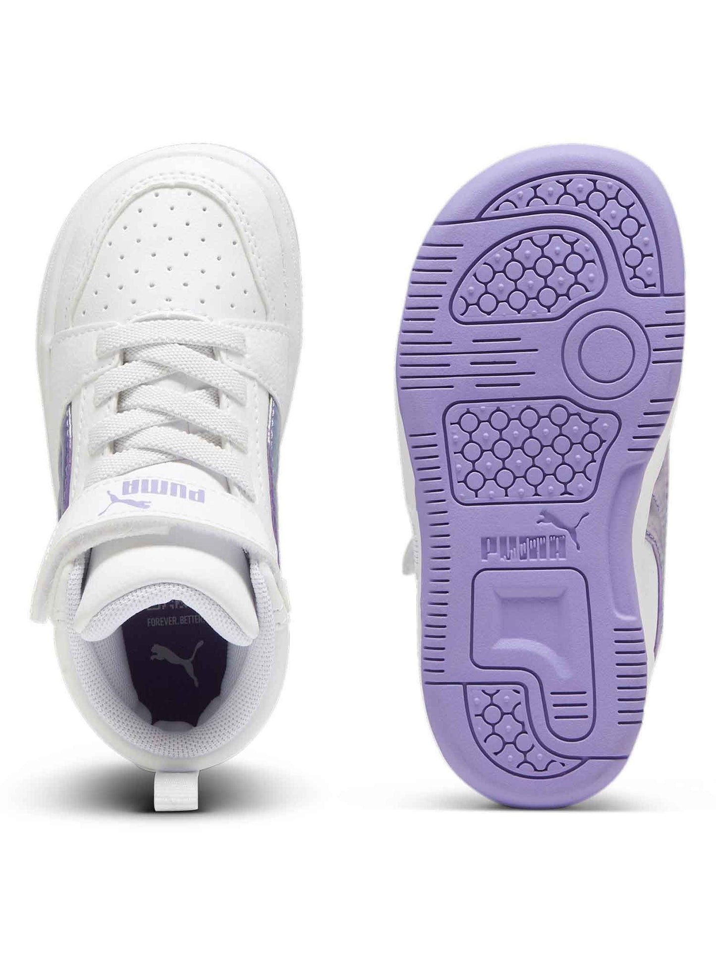 PUMA REBOUND V6 MID BOUNCY SKY AC+ INF PUMA BLACK-LAVENDER ALERT-MAUVED OUT 398727-01