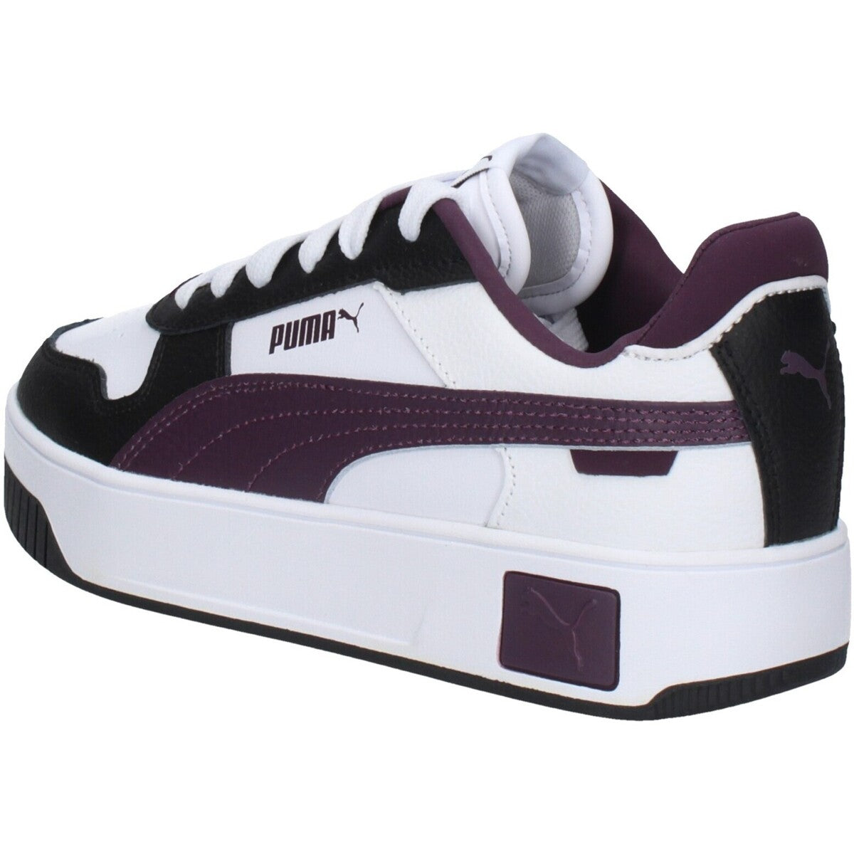 PUMA CARINA STREET PUMA WHITE-MIDNIGHT PLUM-PUMA BLACK 389390-27