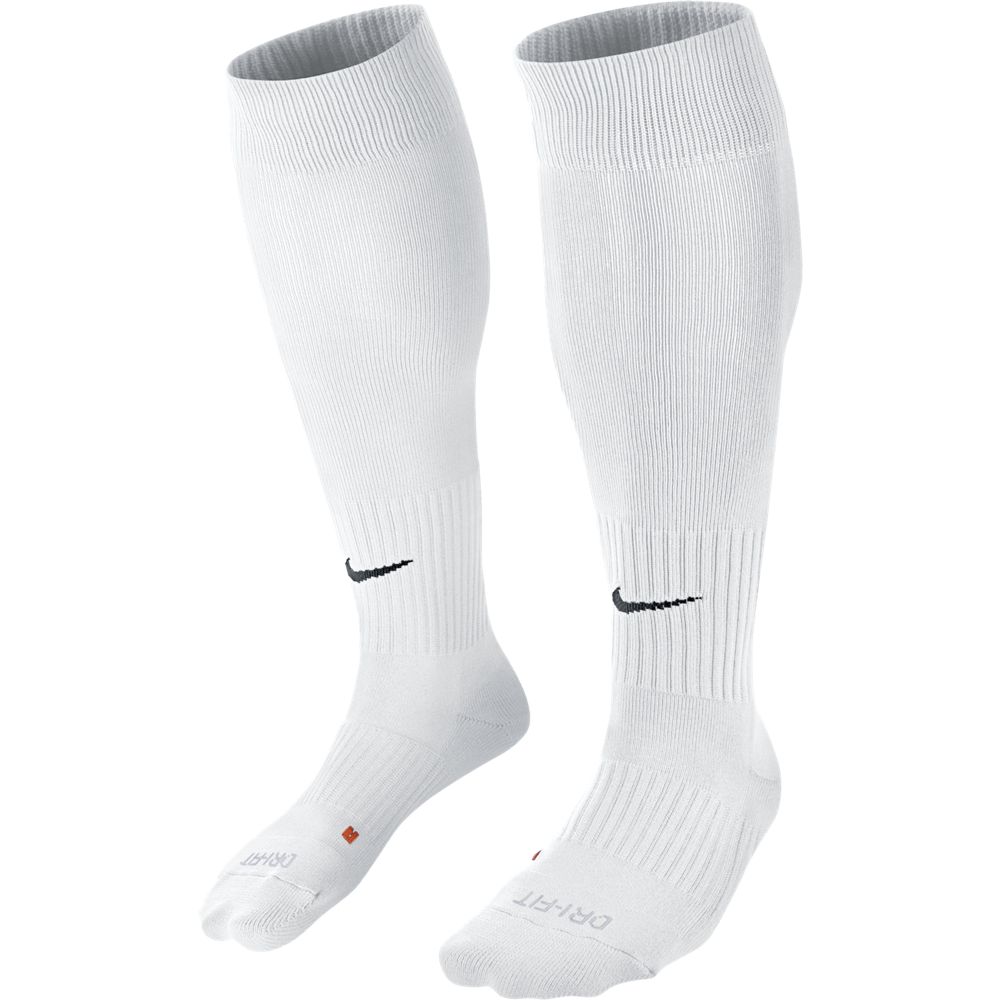 Nike Classic II SX5728-100 – Bianco/Nero calze calcio unisex in poliestere, calzettoni da abbinare a divise e pantaloncini per partite e look sportivi