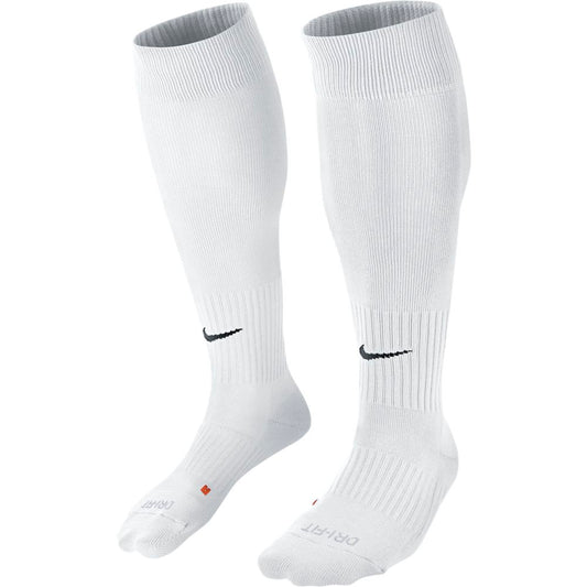 Nike Classic II SX5728-100 – Bianco/Nero calze calcio unisex in poliestere, calzettoni da abbinare a divise e pantaloncini per partite e look sportivi