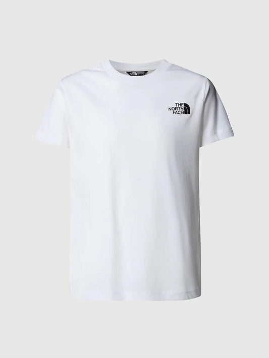 THE NORTH FACE TEEN BOX NSE REGULAR SS TEE TNF WHITE NF0A8EFNFN41