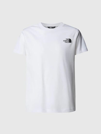THE NORTH FACE TEEN BOX NSE REGULAR SS TEE TNF WHITE NF0A8EFNFN41