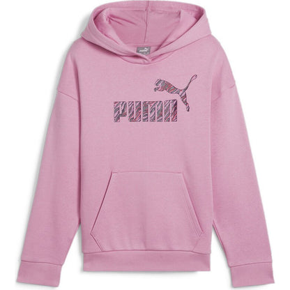 PUMA ESS+ SCRIPT METALLIC HOODIE FL G MAUVED OUT 682780-48
