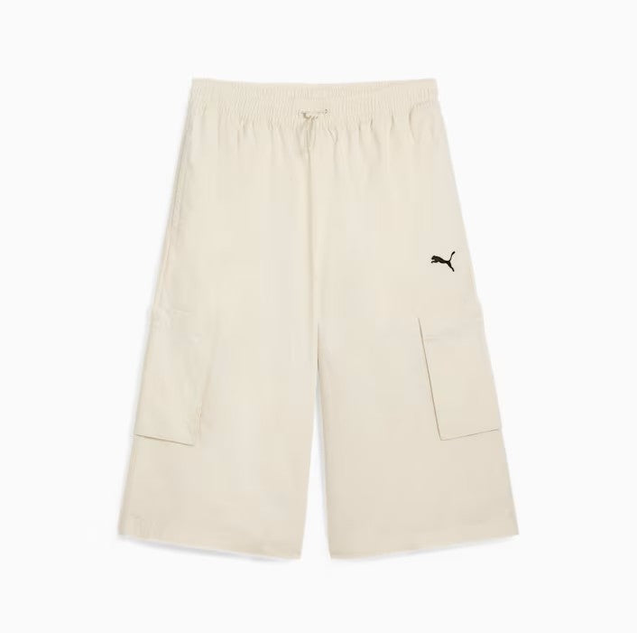 PUMA FUTURE.PUMA.ARCHIVE RELAXED CARGO JORTS 16" WV WHITE 629692-87