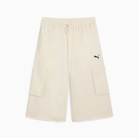 PUMA FUTURE.PUMA.ARCHIVE RELAXED CARGO JORTS 16" WV WHITE 629692-87