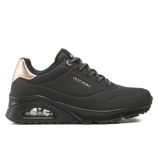 Skechers Uno Shimmer Away Sneakers Donna Nere