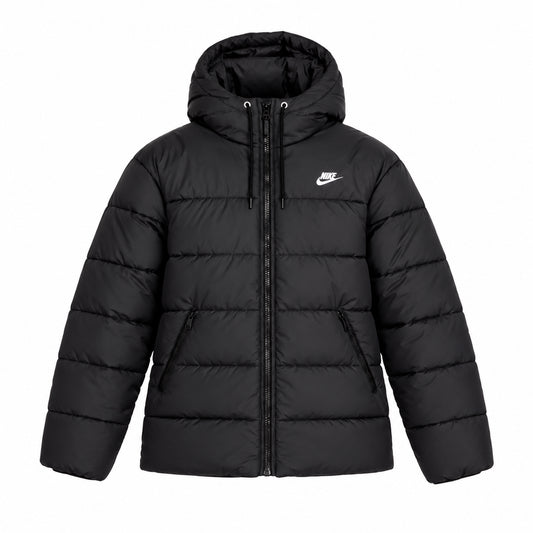 Nike Sportswear Therma-FIT Loose Puffer Jacket Piumino Uomo Giacca Imbottita Invernale Vestibilità Ampia Zip Intera Nero Taglie M-XL IO4895-010