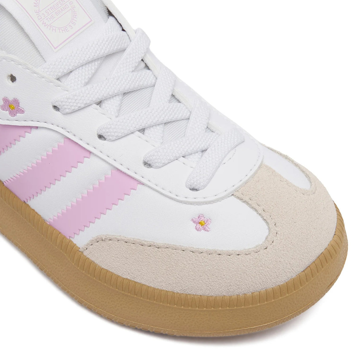 Adidas Samba Quickon K KK0457 – Bianco, sneakers bambine e ragazze in ecopelle, scarpe ragazza per il tempo libero da abbinare a jeans e outfit casual