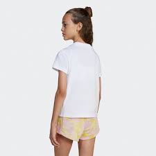 ADIDAS JG FLWR T WHITE/MULTCO JI6220