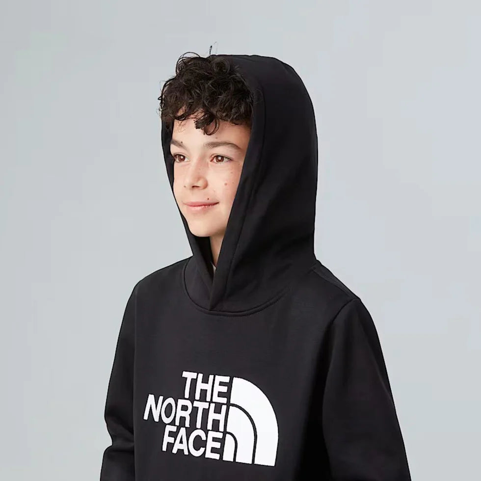 THE NORTH FACE TEEN DREW PEAK PULLOVER HOODIE TNF BLACK NF0A8EHHJK31