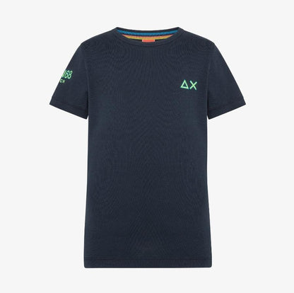 Sun68 BOY'S T-SHIRT SUN68 BEACH LOGO S/S	NAVY BLUE T34340-07