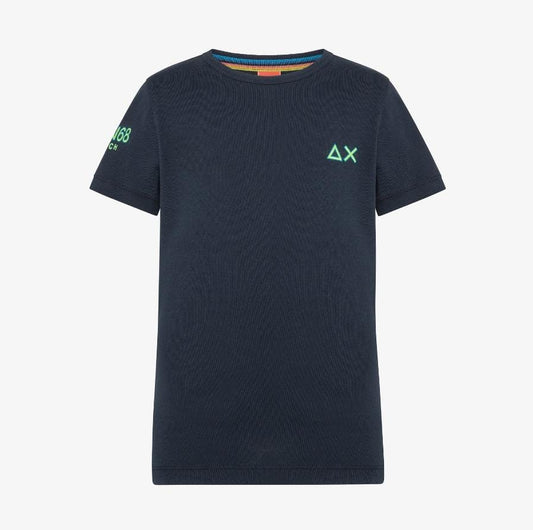 Sun68 BOY'S T-SHIRT SUN68 BEACH LOGO S/S	NAVY BLUE T34340-07