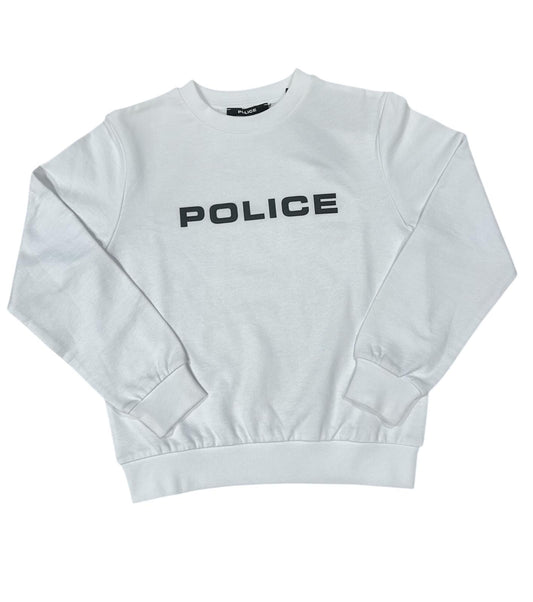 POLICE SWEATSHIRT WHITE PLB00086-003