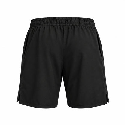 Under Armour UA Tech Woven Wordmark Short Da uomo 1383356-013 – Nero, pantaloncini sportivi in tessuto woven per allenamento e tempo libero quotidiano