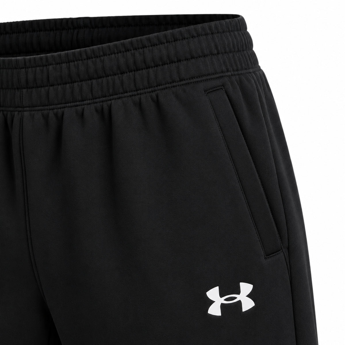 Under Armour UA Armour Fleece Joggers 6013724-001 2000001077993 – Pantaloni Uomo Neri in Fleece per Sport, Allenamento, Jogging e Tempo Libero, Abbigliamento Sportivo