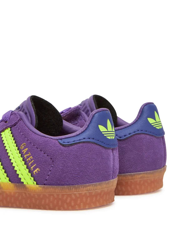 ADIDAS GAZELLE CF EL I ACTPUR/SYELLO/CPURPL JP7136