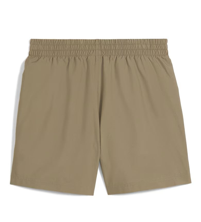 PUMA ESS LOGO LAB PUMA LOGO WOVEN SHORTS 5 “ BROWN 684673-83