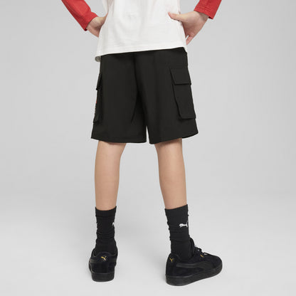 PUMA MID90S CARGO CHINO SHORTS B BLACK 685154-01
